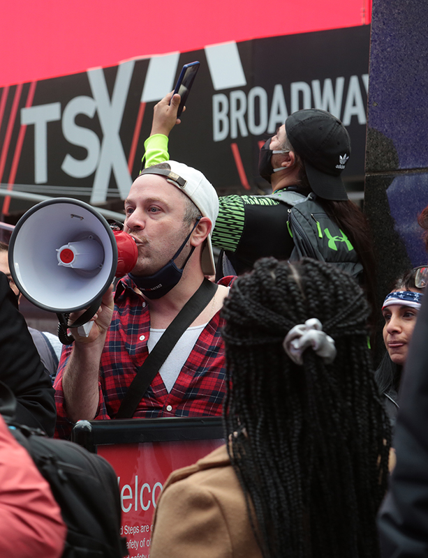 Anti-Trump : Rally : Pro-Trump : New York City : Times Square : Richard Moore : Photographer : Photojournalist